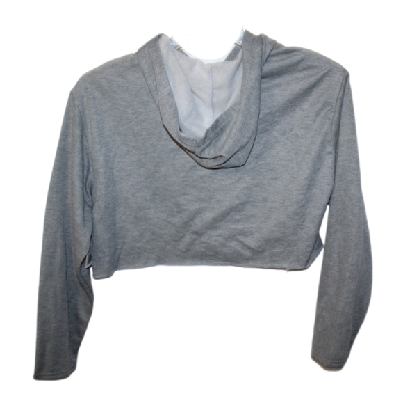 Women's Crop Top Hoodie - Picture 3 of 11